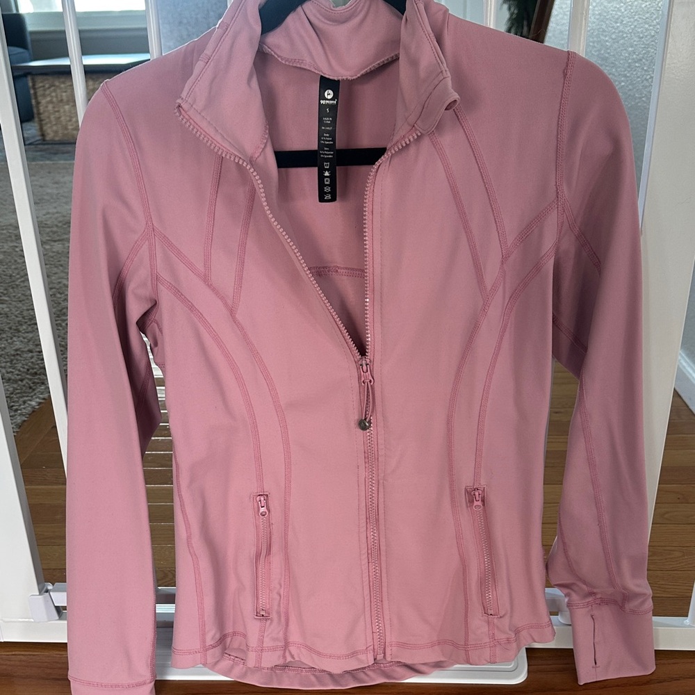 90 Degree By Reflex Mauve Utility Jacket - Picture 3 of 5